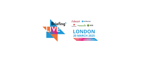 Briefing LIVE 2025 delegate (legal co/law firm only) pass £249+VAT